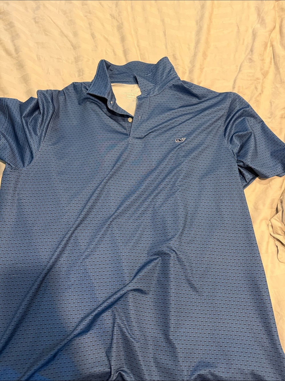 Vineyard Vines Light Blue Men's Athletic Mesh Shorts
